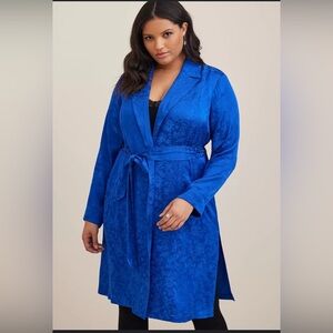 Torrid Jacquard Trench Coat US 1X NWT